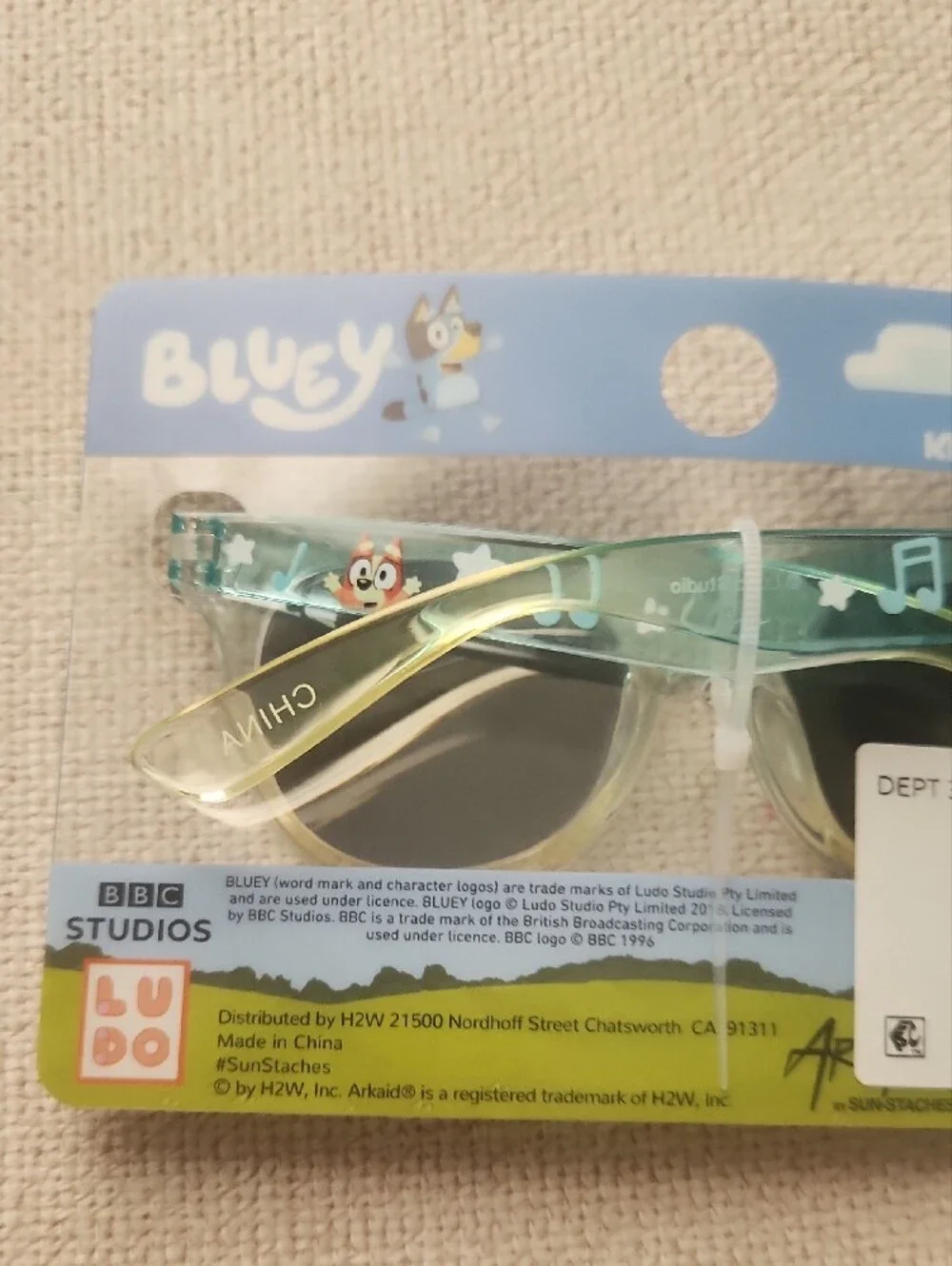Arkaid Kids Sunglasses - Aqua to Pale Yellow Gradient